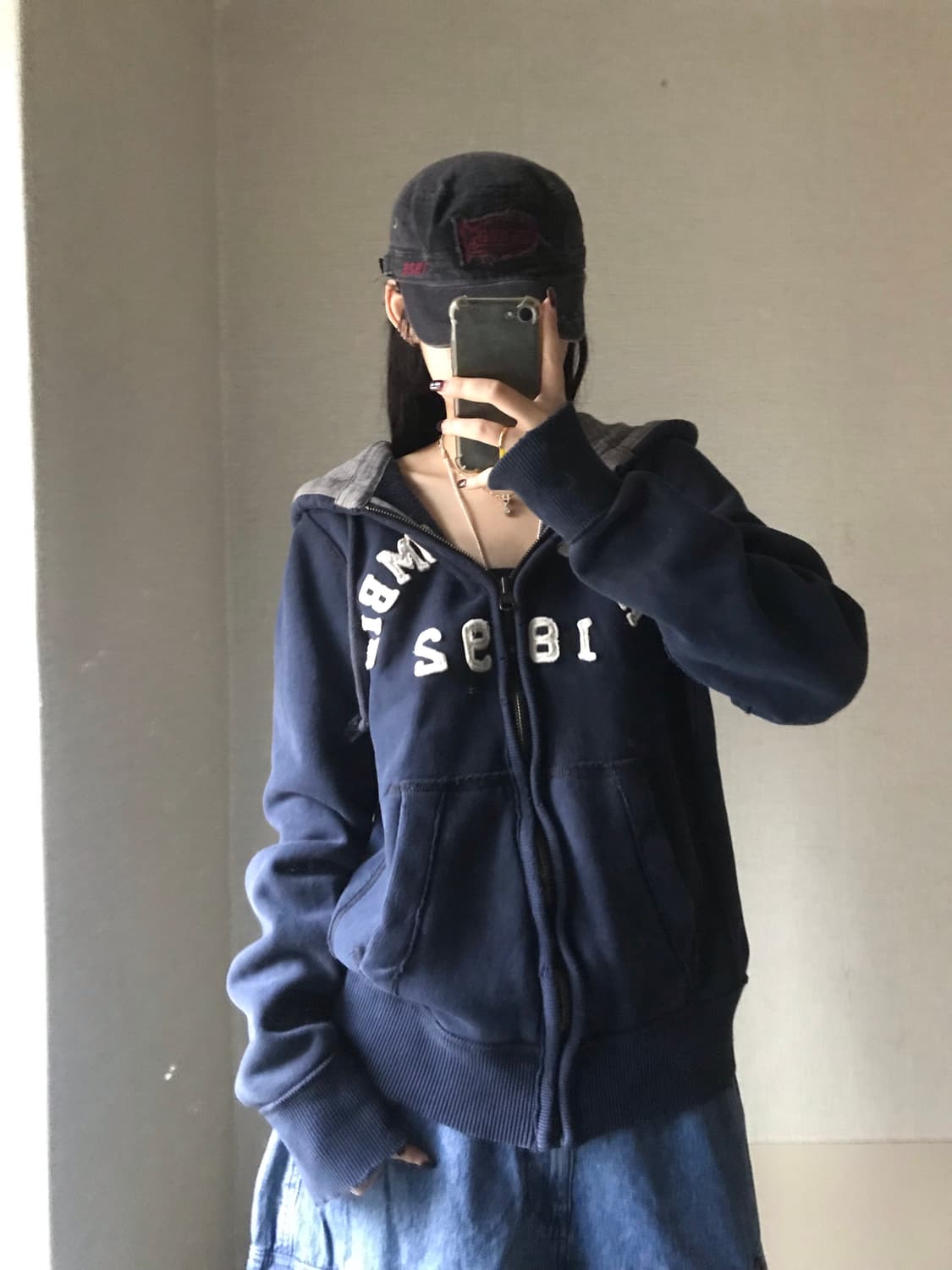 아베크롬비 네이비 후드집업 상품이미지2