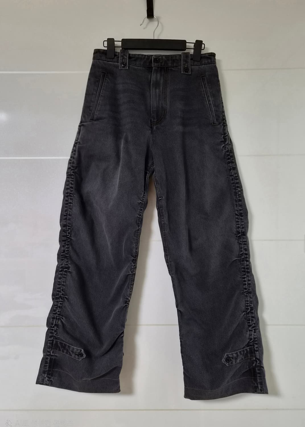 쿠어 셔링 그레이 데님팬츠 상품이미지1