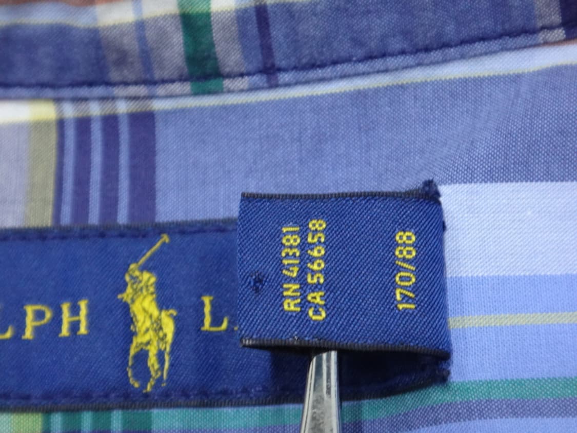 XL(18-20) 폴로랄프로렌 마드라스 체크 면 셔츠 상품이미지8