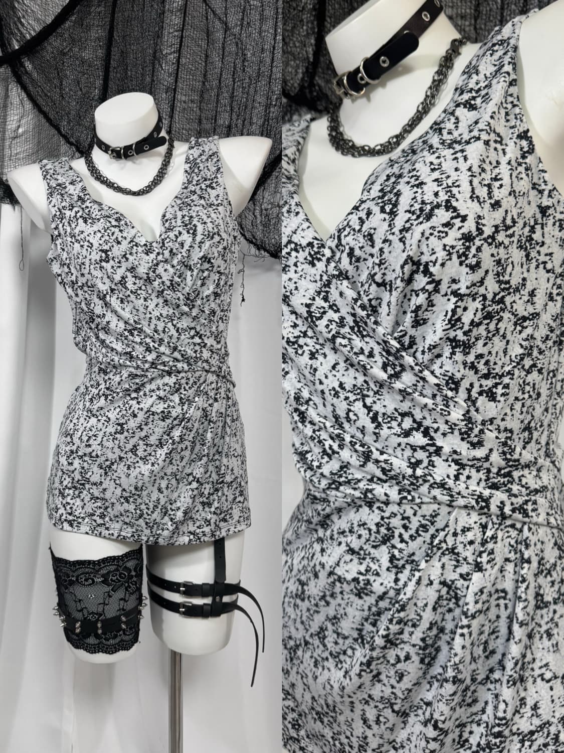 printing sleeveless 상품이미지1