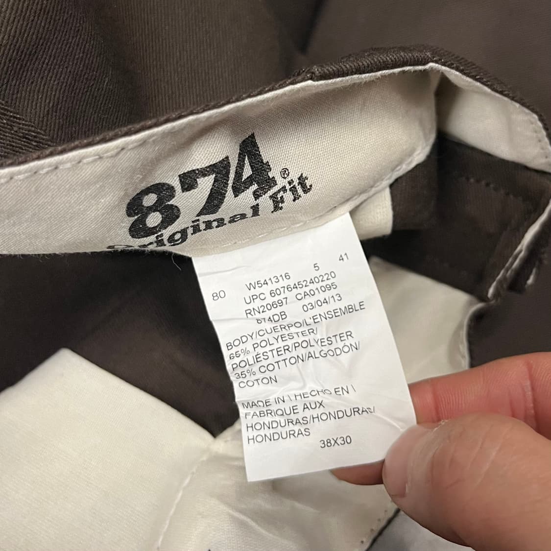 디키즈874 브라운 (37“) 상품이미지6