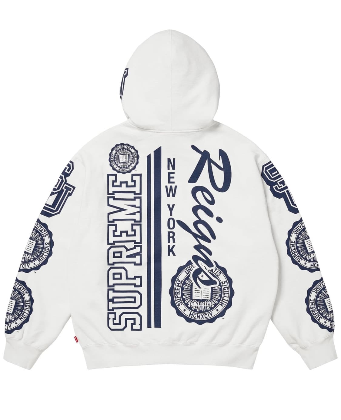 슈프림 knowledge 후드집업 화이트 L 사이즈 상품이미지2