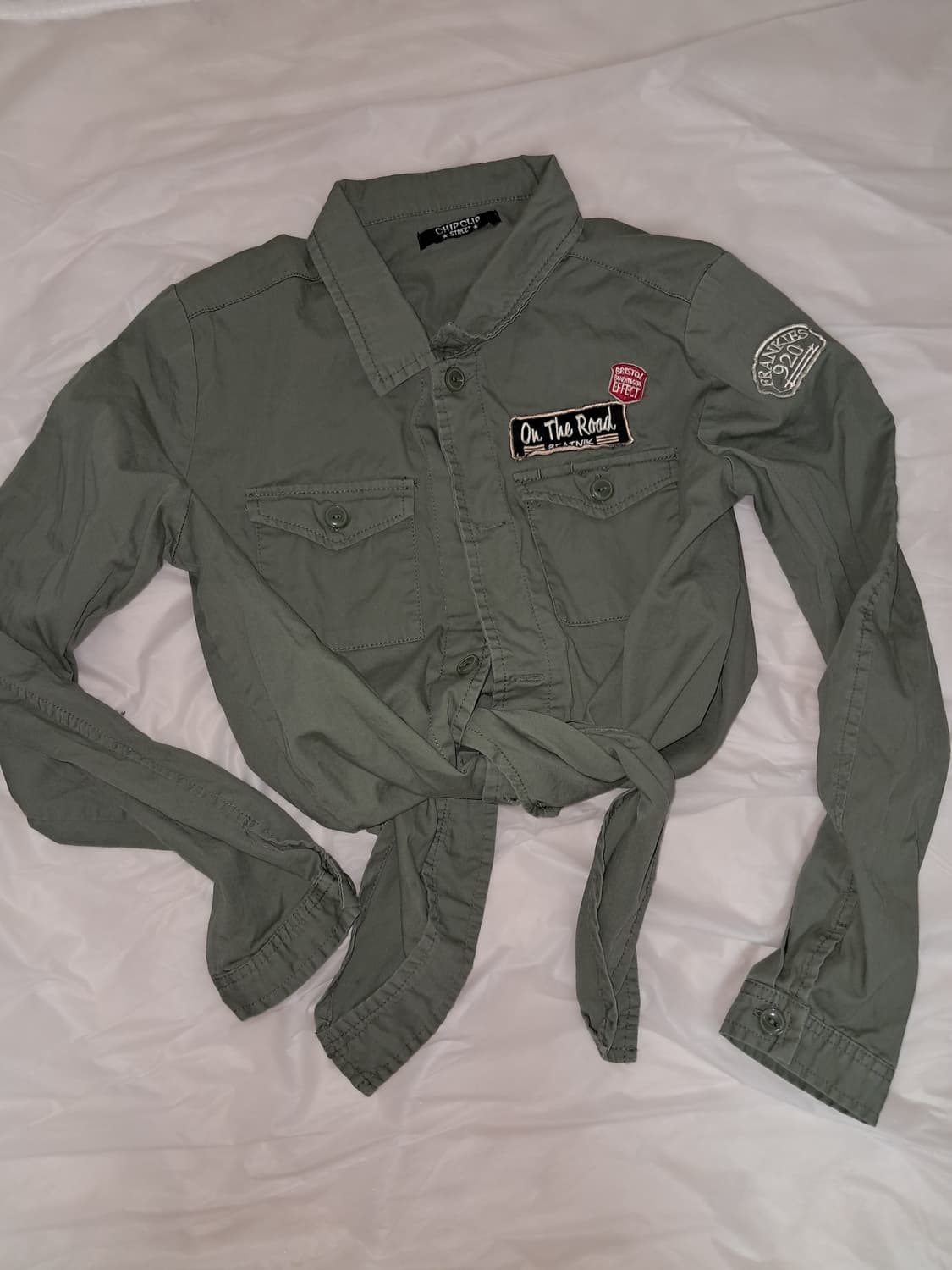 y2k 밀리터리룩 셔츠 상품이미지1