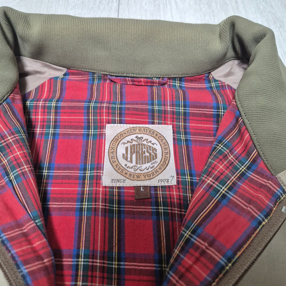 90s J.PRESS 해링턴 자켓 (L) 상품이미지3