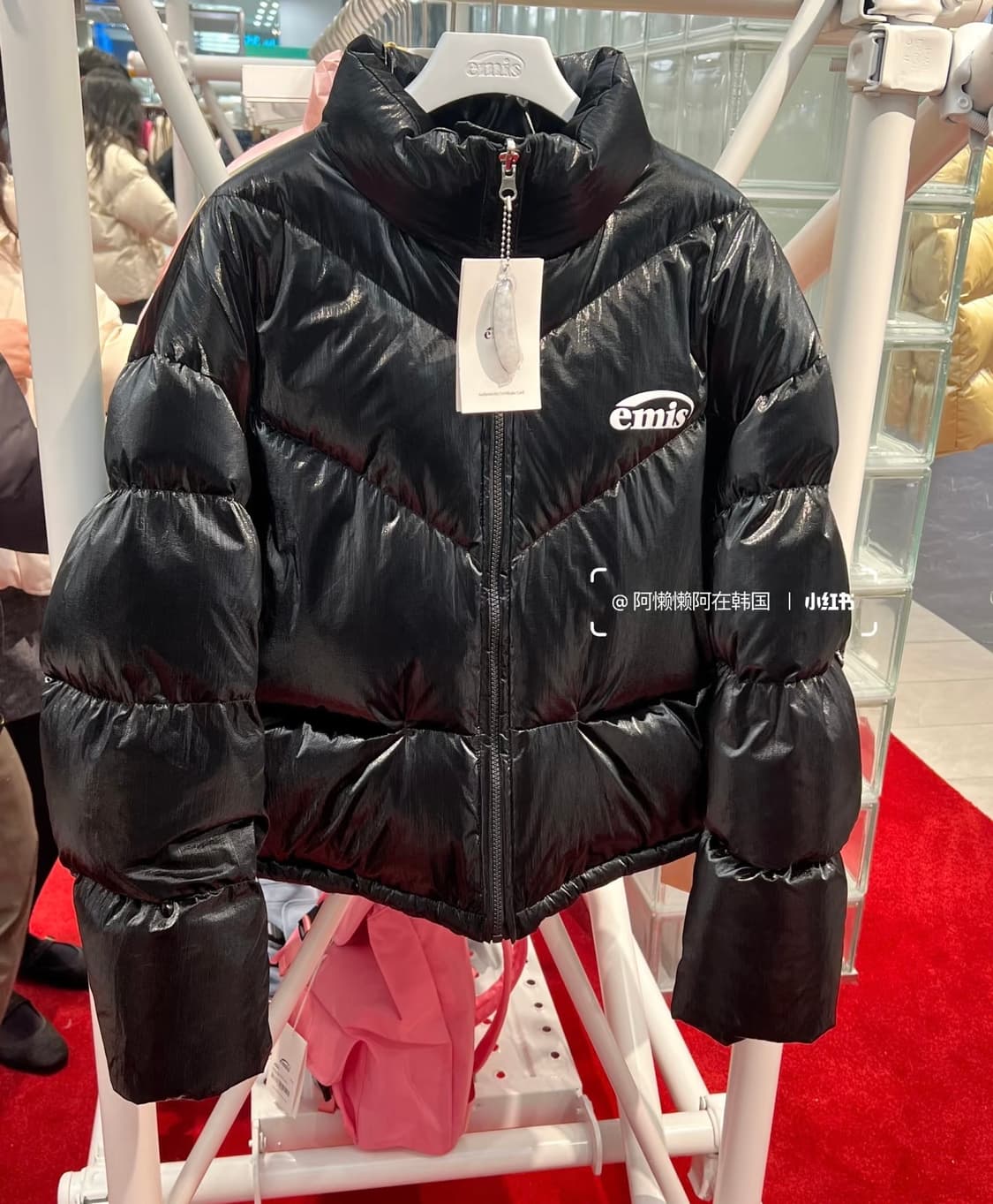 이미스 러스터 리버시블 다운 자켓 블랙 상품이미지4