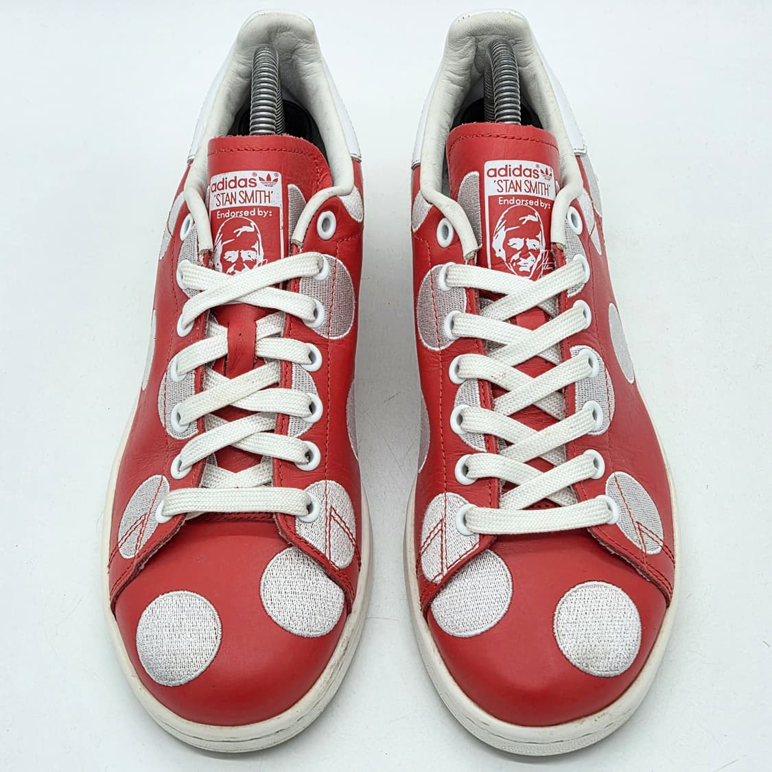 아디다스 x 퍼렐 윌리엄스 스탠스미스 도트 레드 (265) 상품이미지4