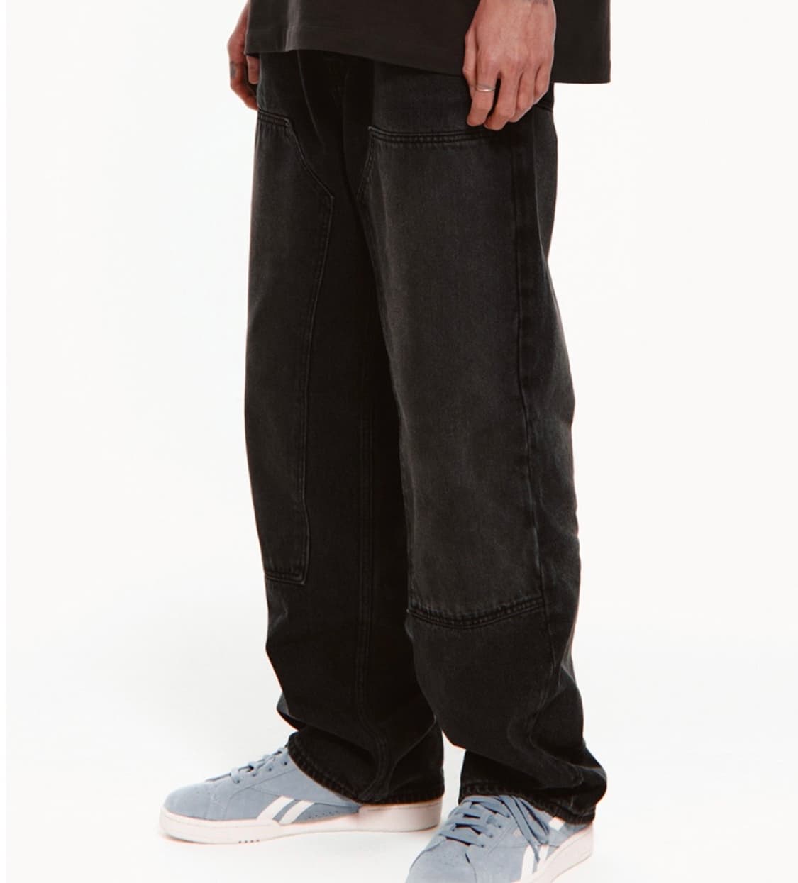 BACKANDFORTH Double knee jeans 상품이미지3