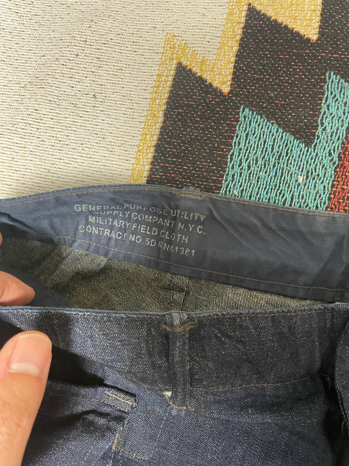 RRL 인디고 데님 카고팬츠 (32x32) 상품이미지4