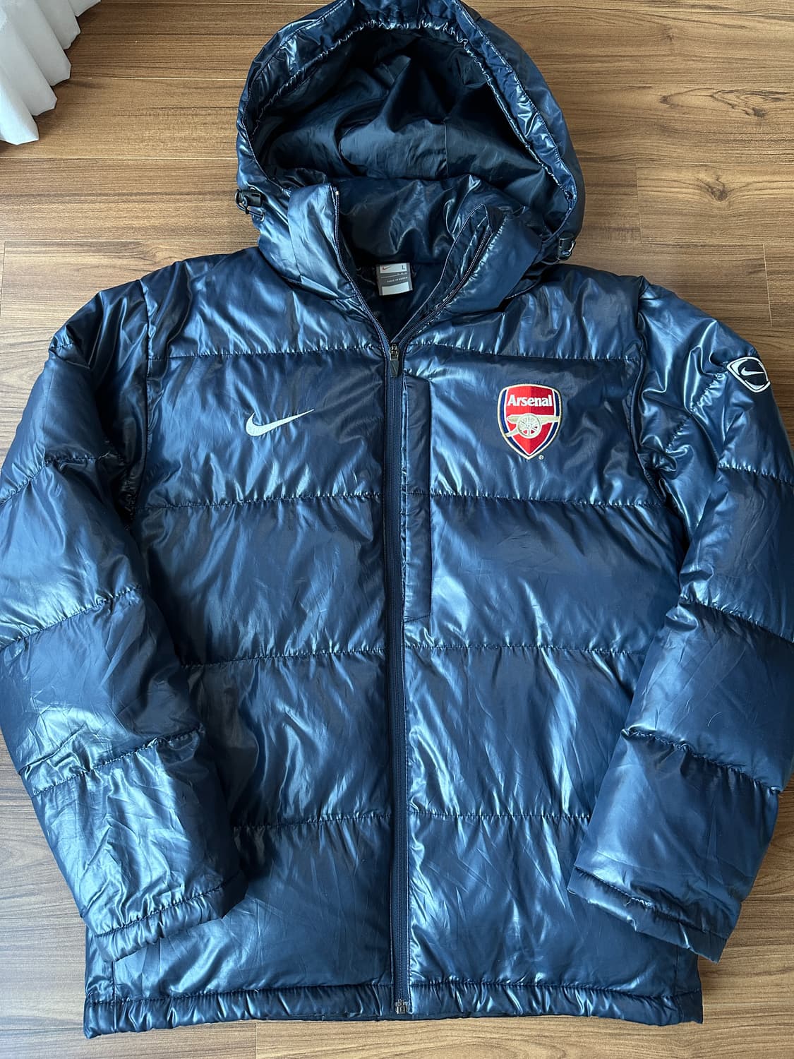 나이키 아스날 유광 덕다운 패딩 L 상품이미지1