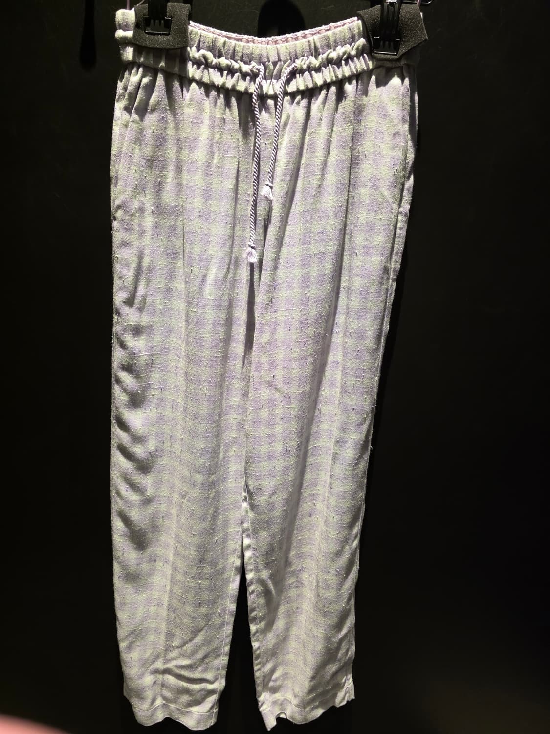 포르테포르테 연보라 체크 팬츠 상품이미지1