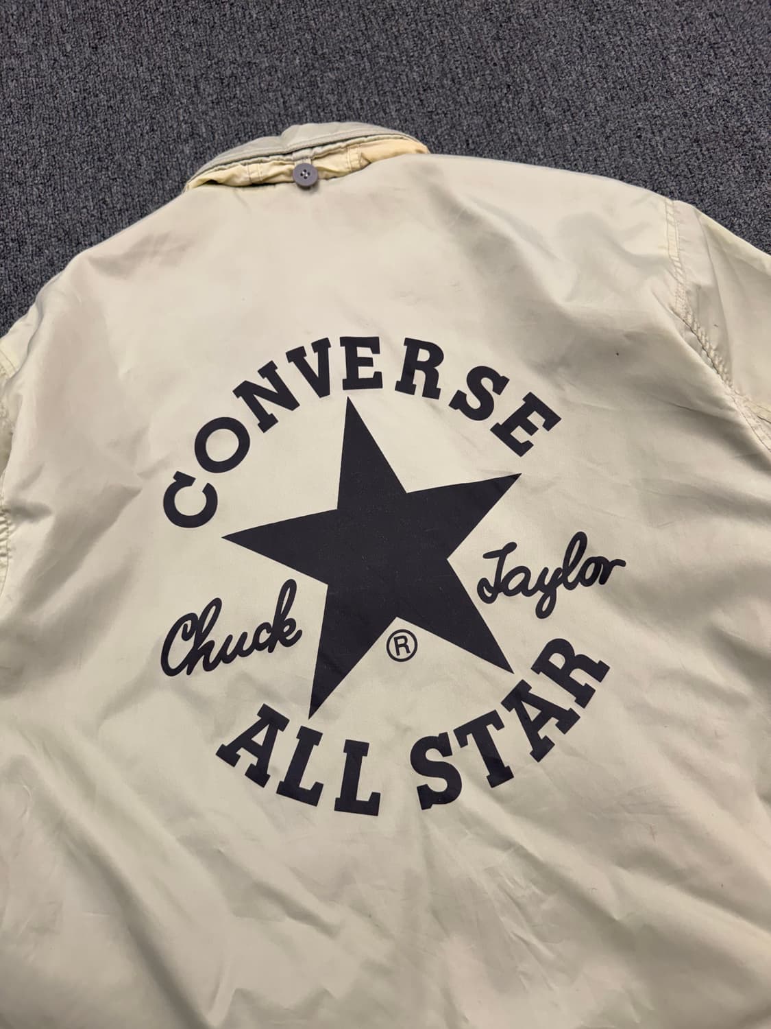 M)컨버스 빈티지 베이지 나일론 코치 자켓 상품이미지8