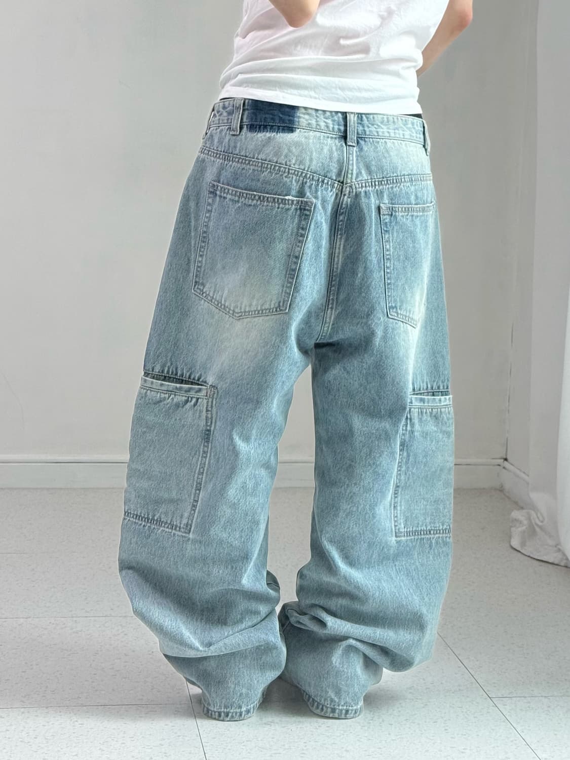 ILCORSO 워싱 포켓 데님팬츠 상품이미지4