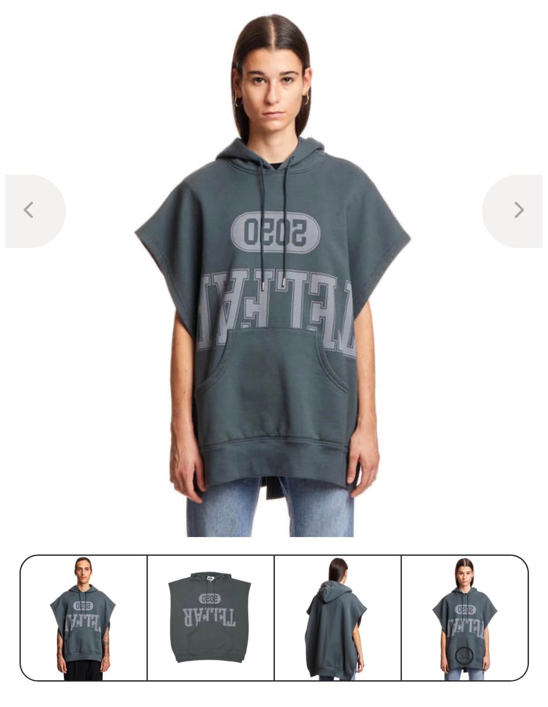 텔파 Telfar 사이드리스 후디 상품이미지5