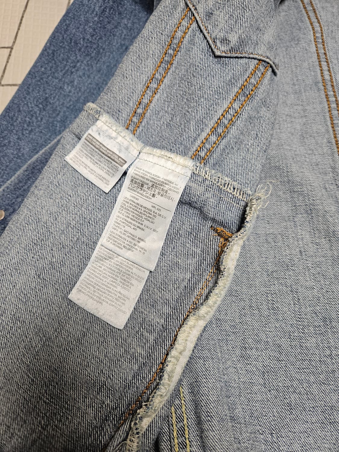 [100]리바이스 데님자켓 트레커 상품이미지4