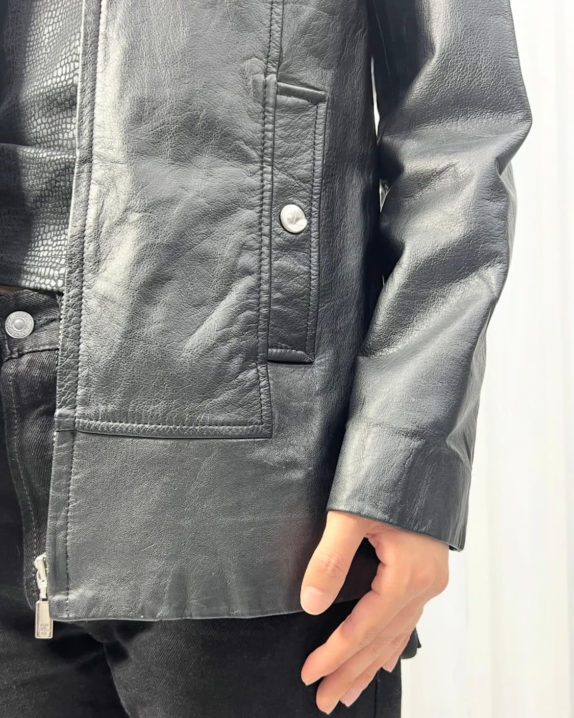90s) Courreges cowhide 상품이미지2