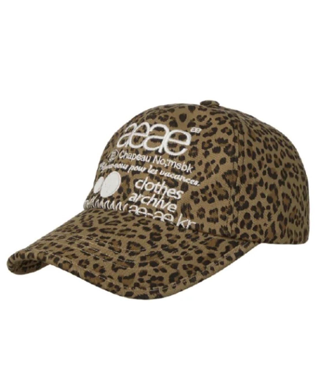 AEAE WEB LOGO LEOPARD CAP [MUSTARD] 상품이미지2