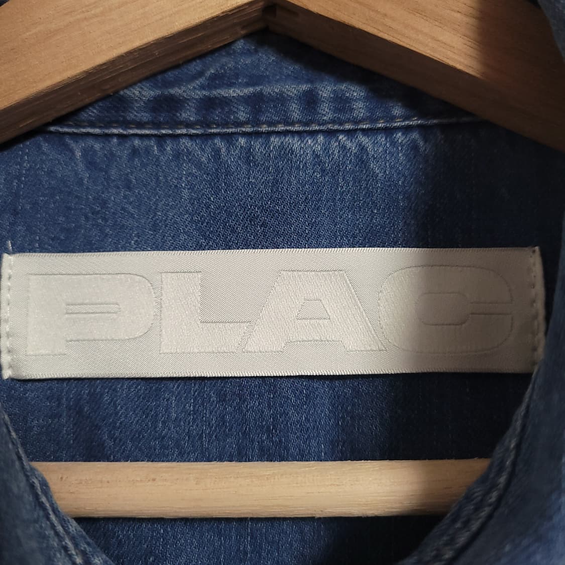 (M) PLAC 플랙 청 데님 셔츠 남방 상품이미지2