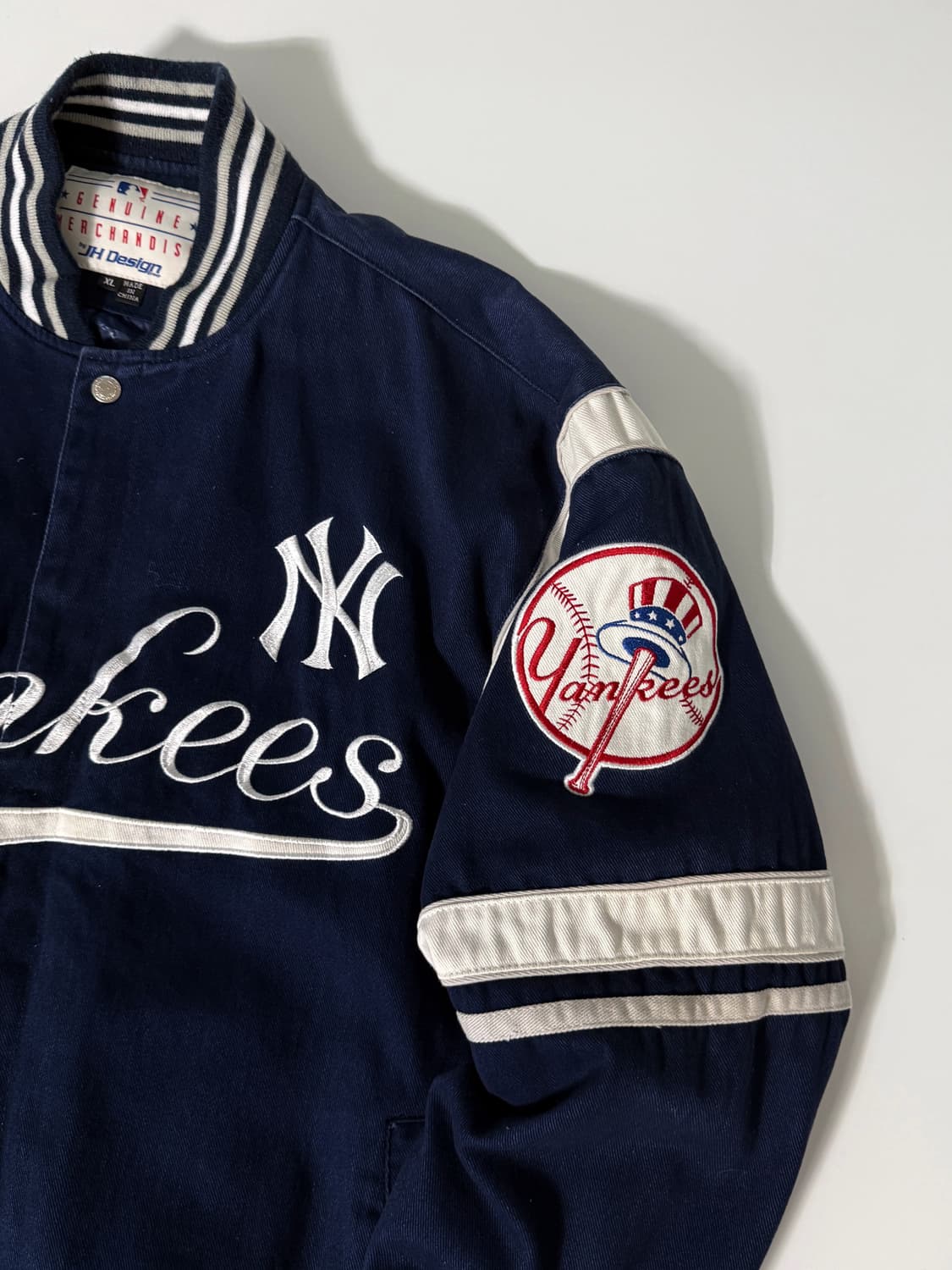 제프해밀턴 오버핏 뉴욕 양키즈 트윌 코튼 봄버 자켓 상품이미지4