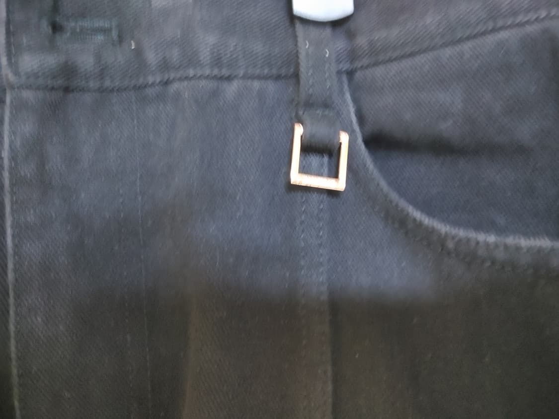 우영미 21fw 부츠컷 바이커 데님 팝니다 상품이미지3