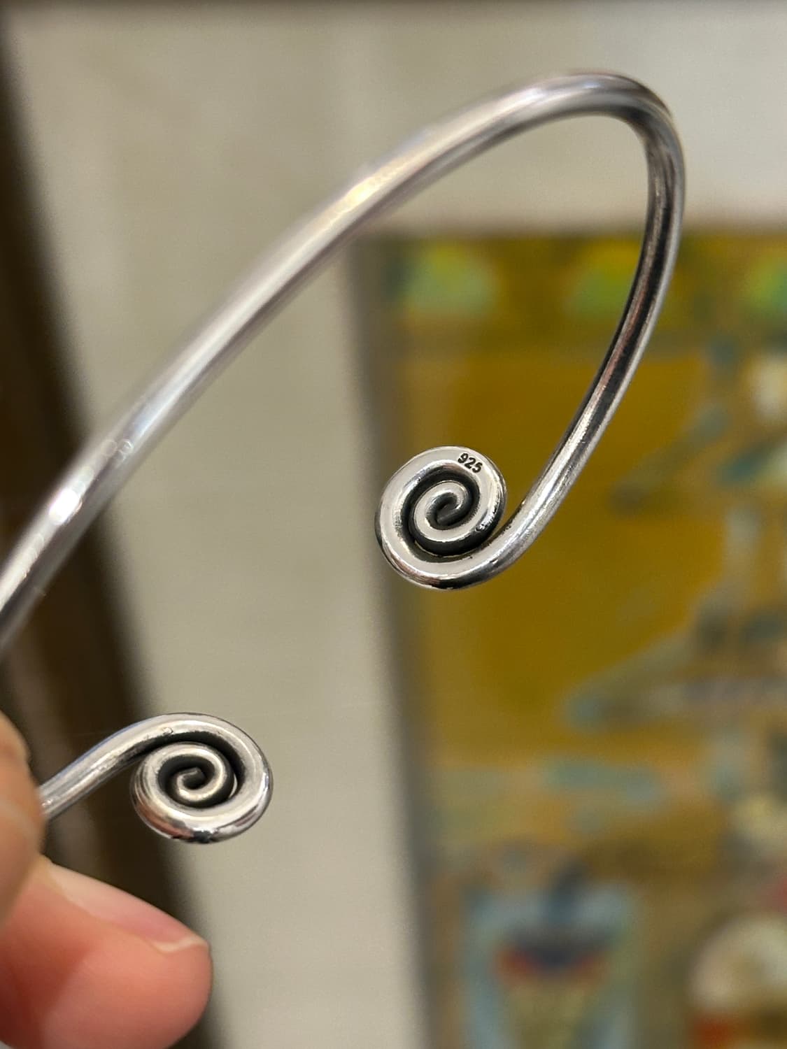 Twin Spiral 925Silver Bangle 상품이미지6
