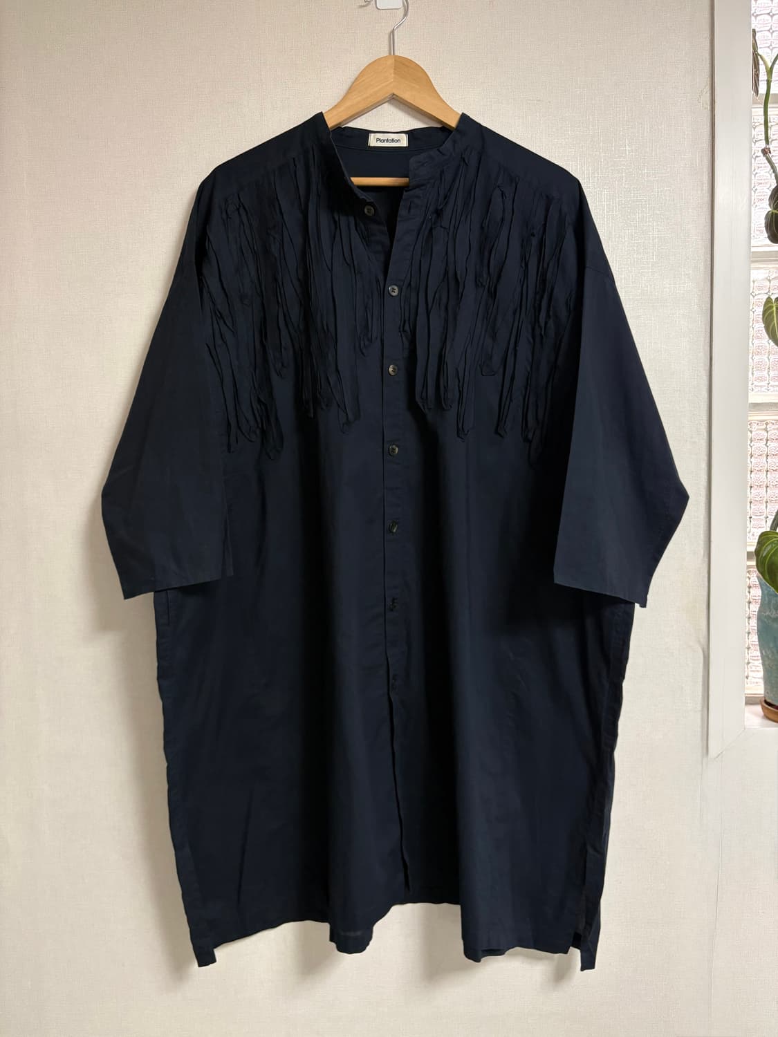 Plantation 이세이미야케 셔츠 원피스 상품이미지1