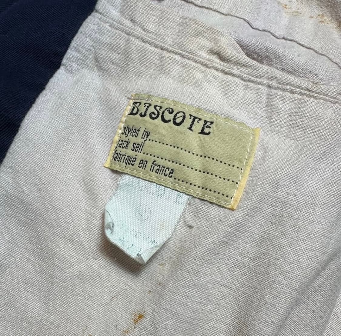 Euro Biscote 프렌치 헤비 퀄팅 파이어맨 자켓 코트 상품이미지7