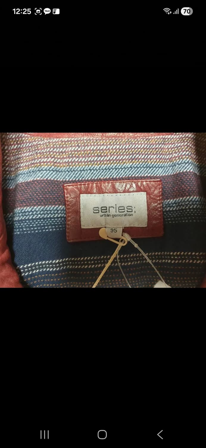 시리즈 포데로사 버건디컬러 가죽자켓 95사이즈 상품이미지4