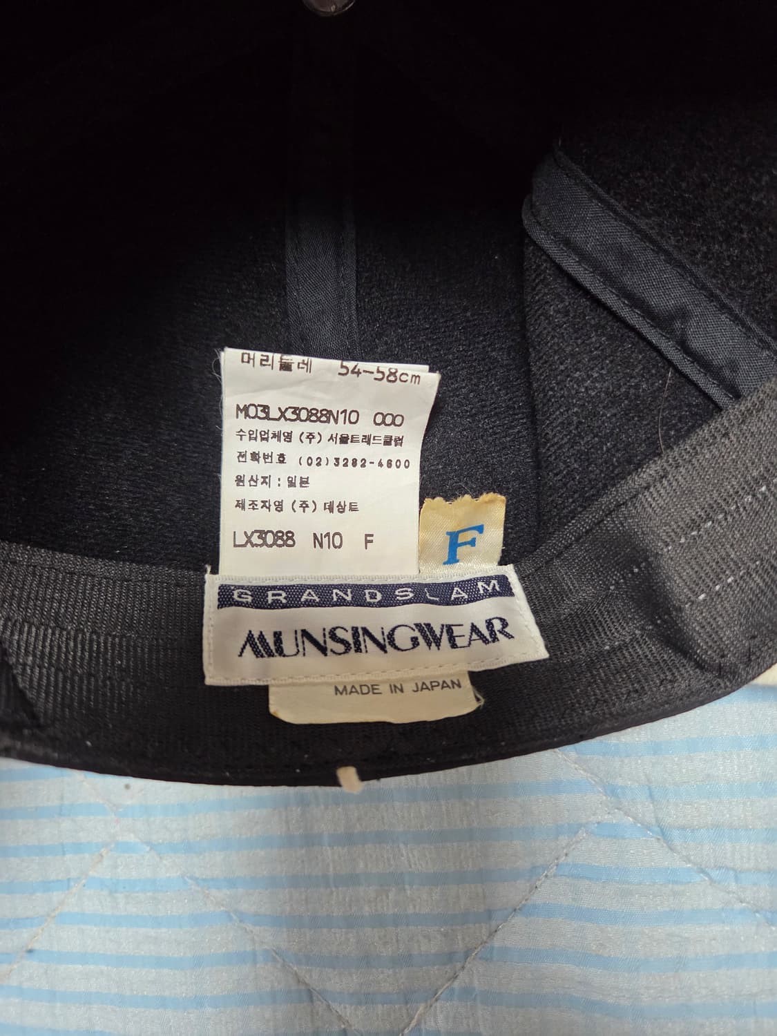 (정품)MUNSINGWEAR 골프 경량모자  54-58cm 상품이미지5