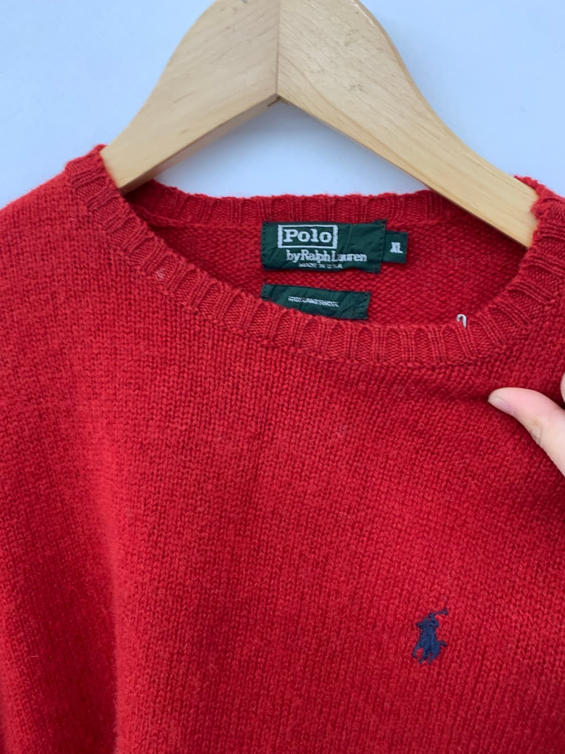 폴로 랄프로렌 90s usa 니트 상품이미지6