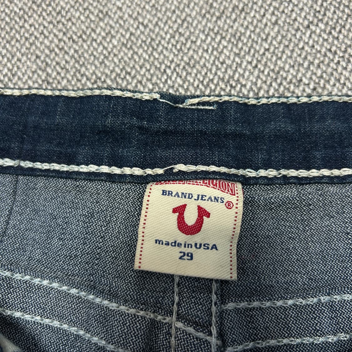 트루릴리전 빌리 슈퍼티 스티치 데님팬츠(29) 상품이미지6