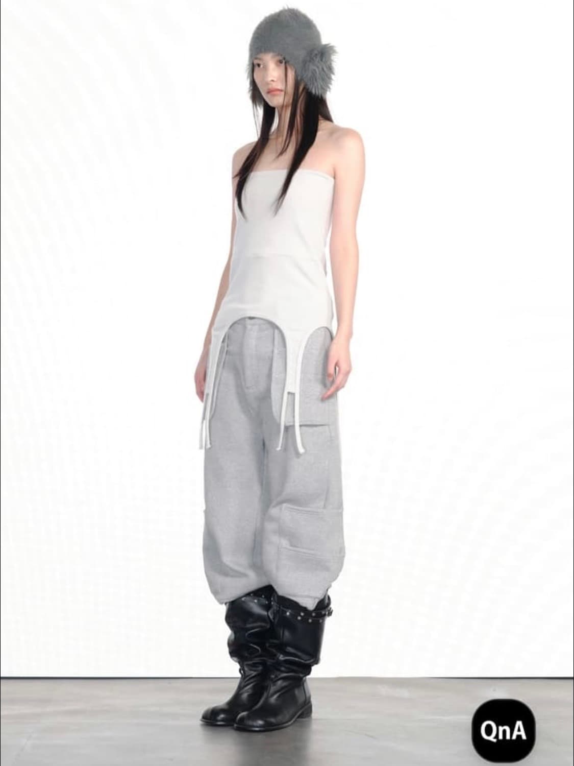 cerric tencel garter top skirt 상품이미지1