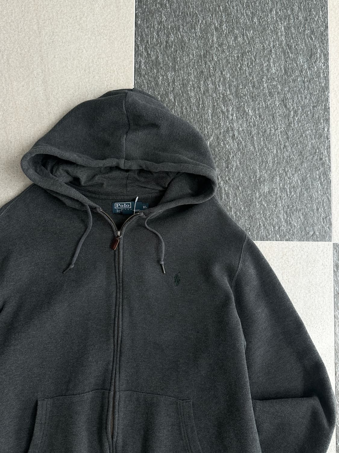 폴로 랄프로렌 차콜 코튼 후드집업  상품이미지4