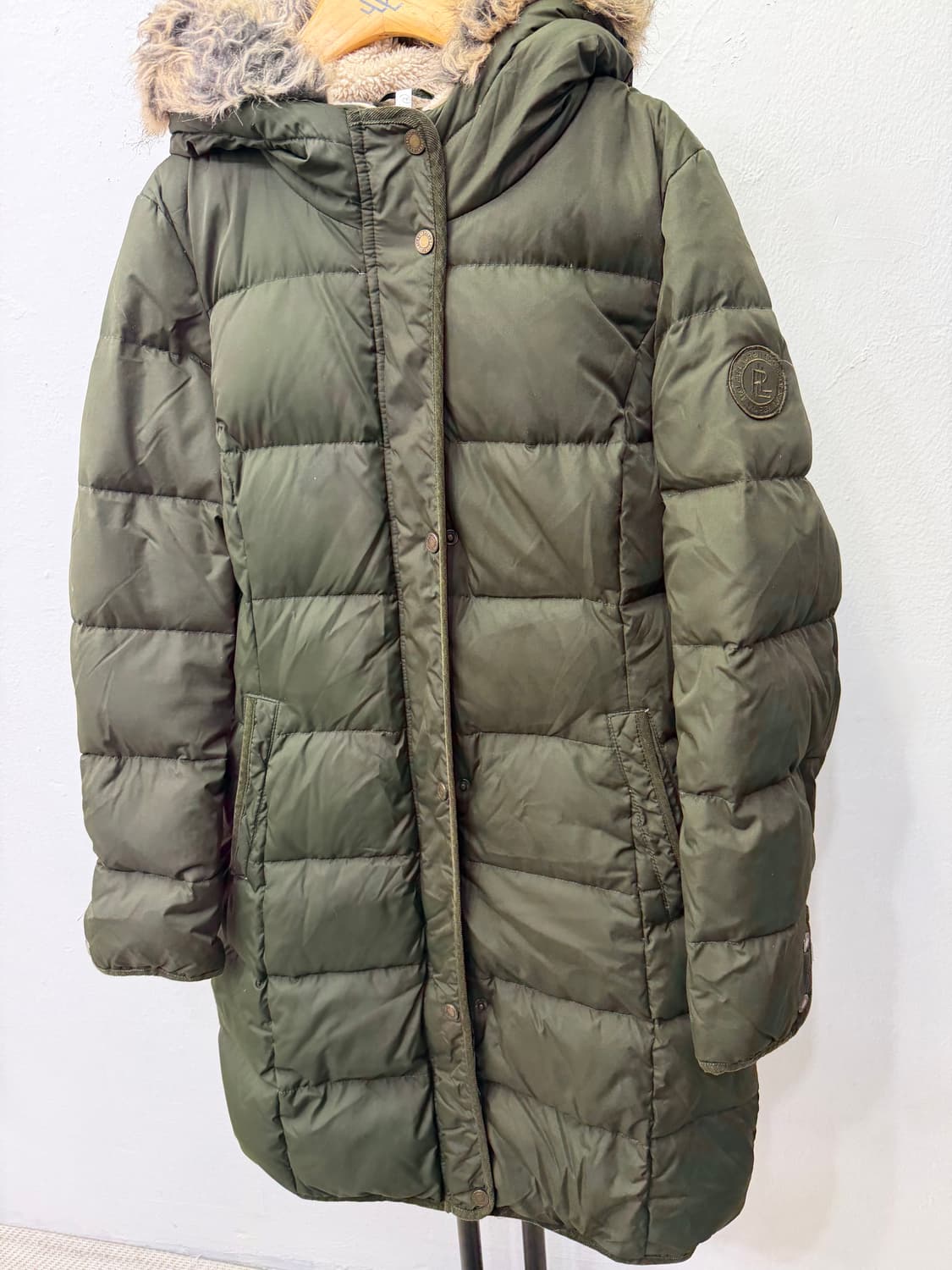 정품) 폴로랄프로렌 여성 롱패딩 S 상품이미지3