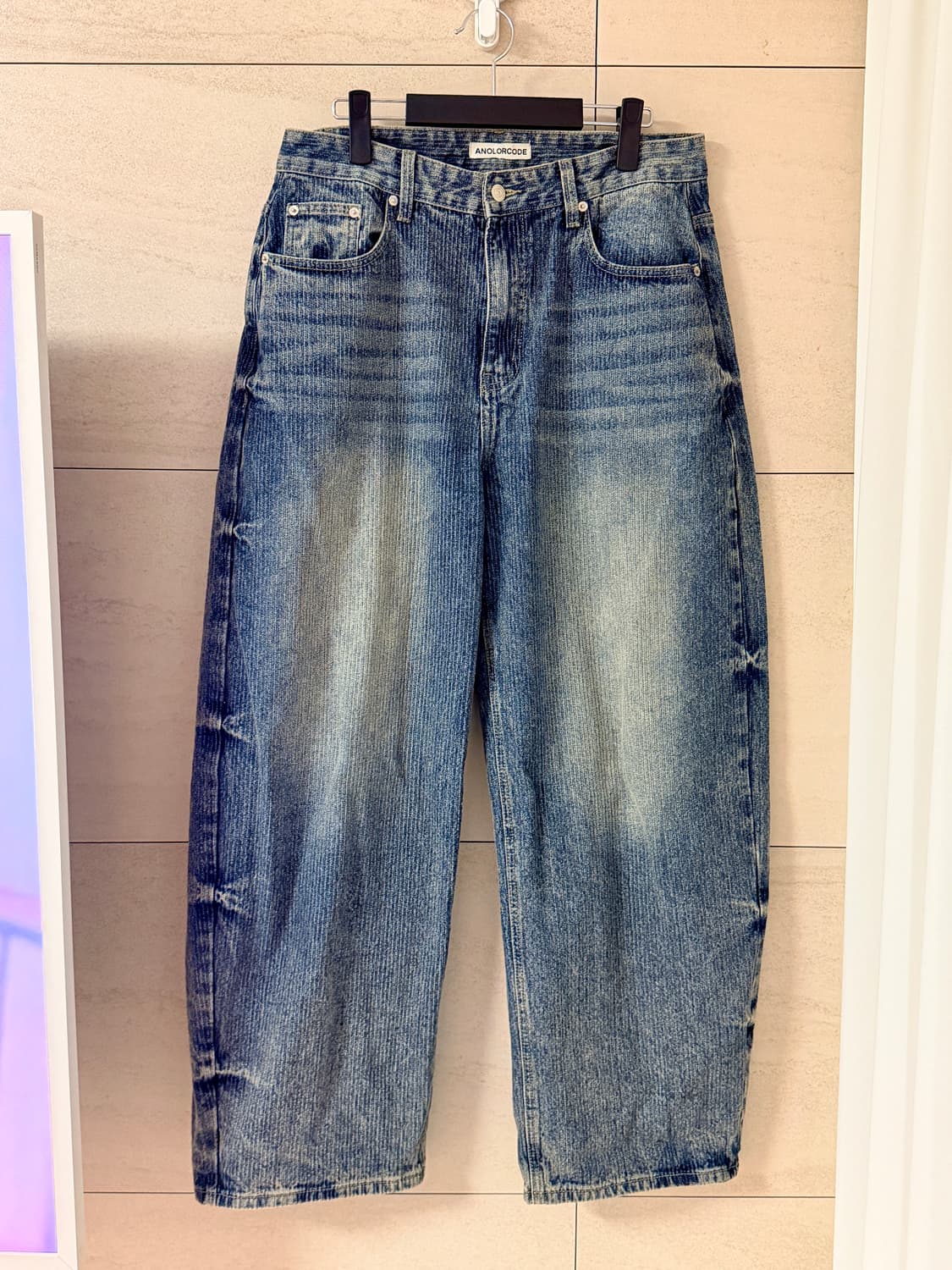 어널러코드 / 헤링본 도밍고 데님팬츠 진청 / L 상품이미지1