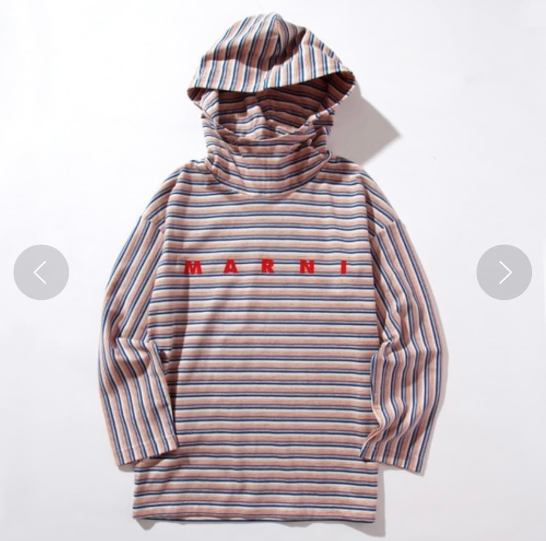 (새상품) 마르니 키즈 스트라이프 후디 - 10Y 상품이미지1