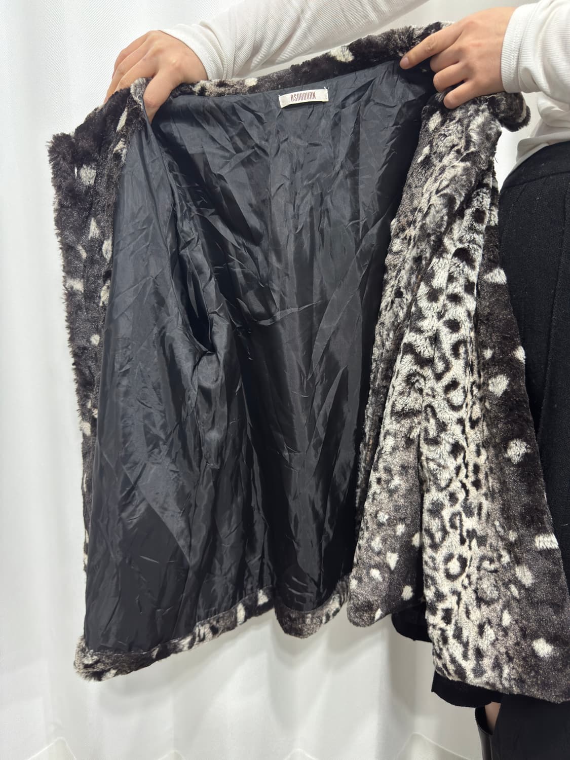 leopard gradation fur jacket 상품이미지7