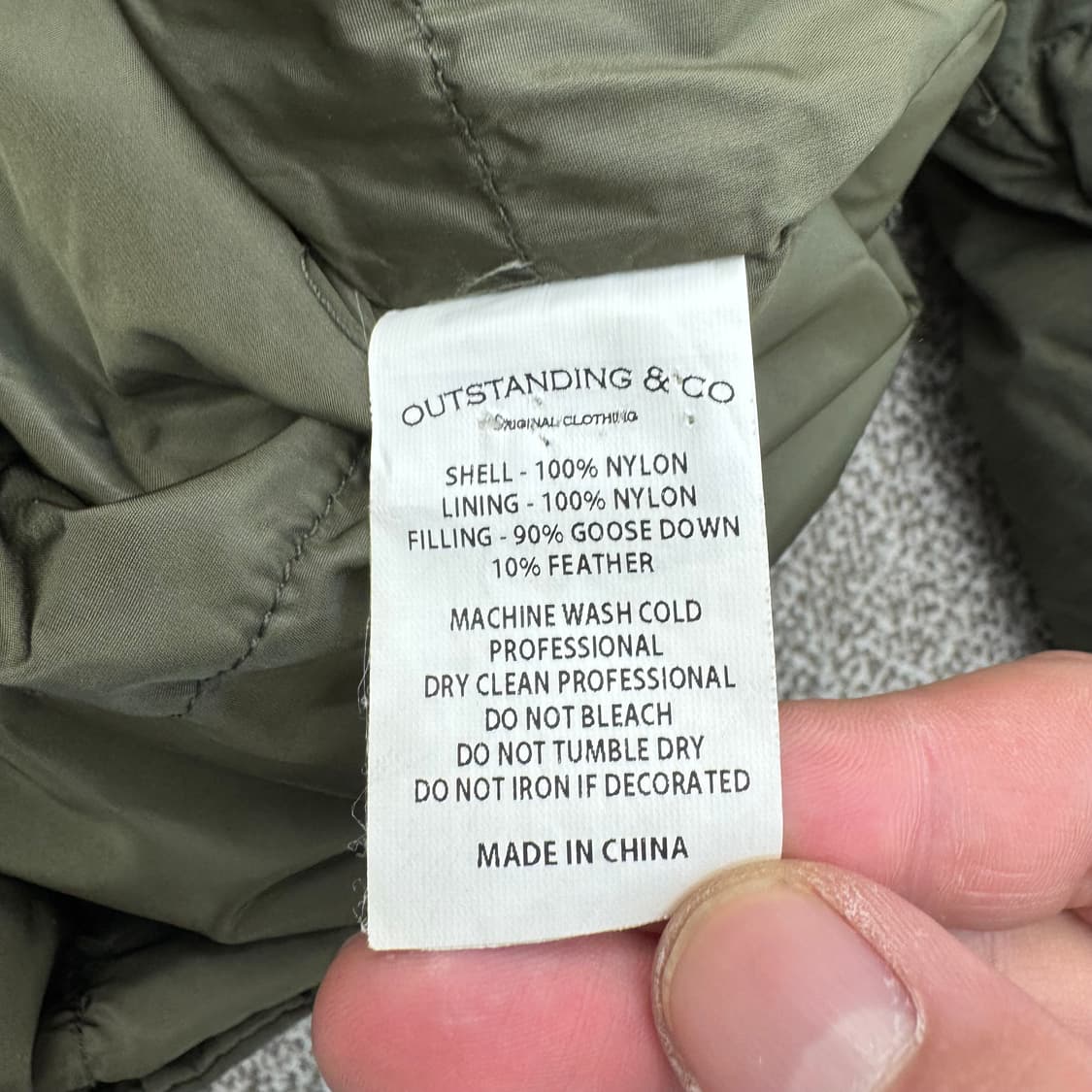 아웃스탠딩 패딩 상품이미지6