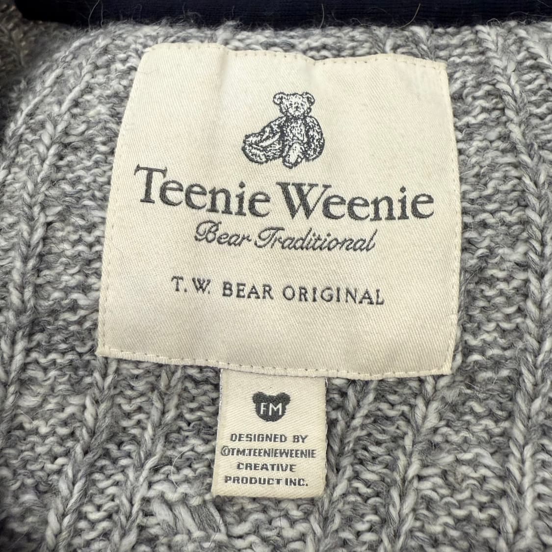 티니위니 그레이 니트 가디건  상품이미지5