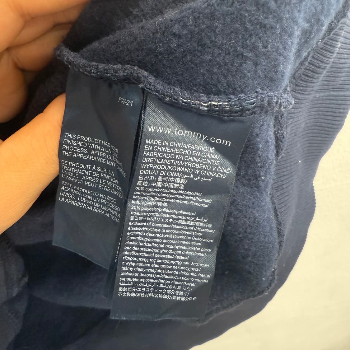 타미힐피거 올드스쿨 빅로고 후드티 (L) 상품이미지3