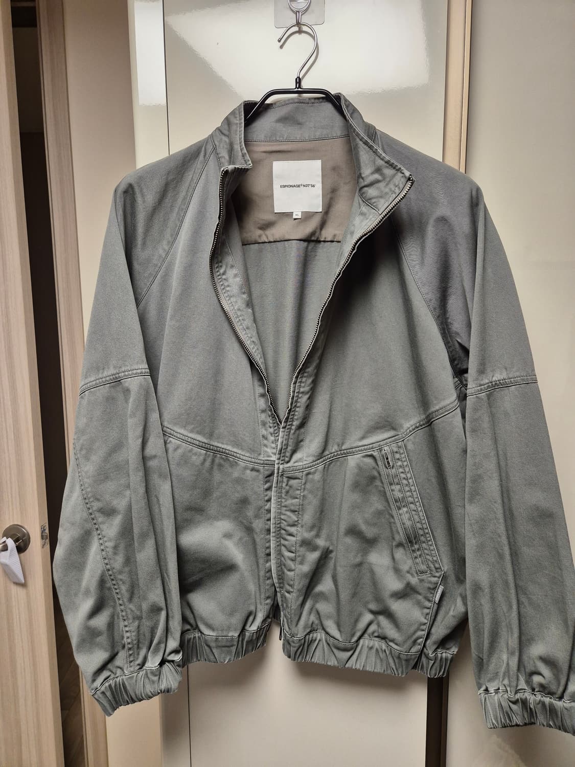에스피오나지 워시드 트랙 자켓 그레이 상품이미지1