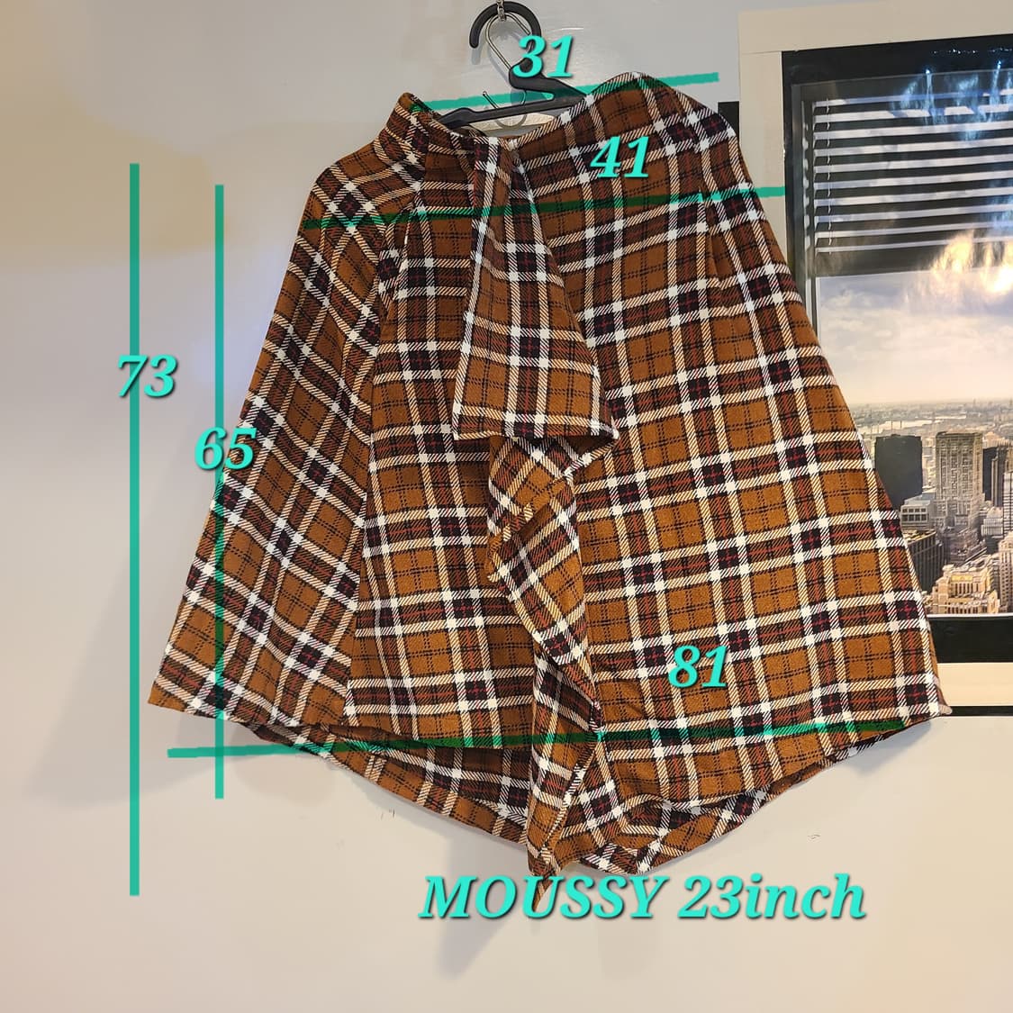 MOUSSY 체크스커트 23inch 상품이미지4
