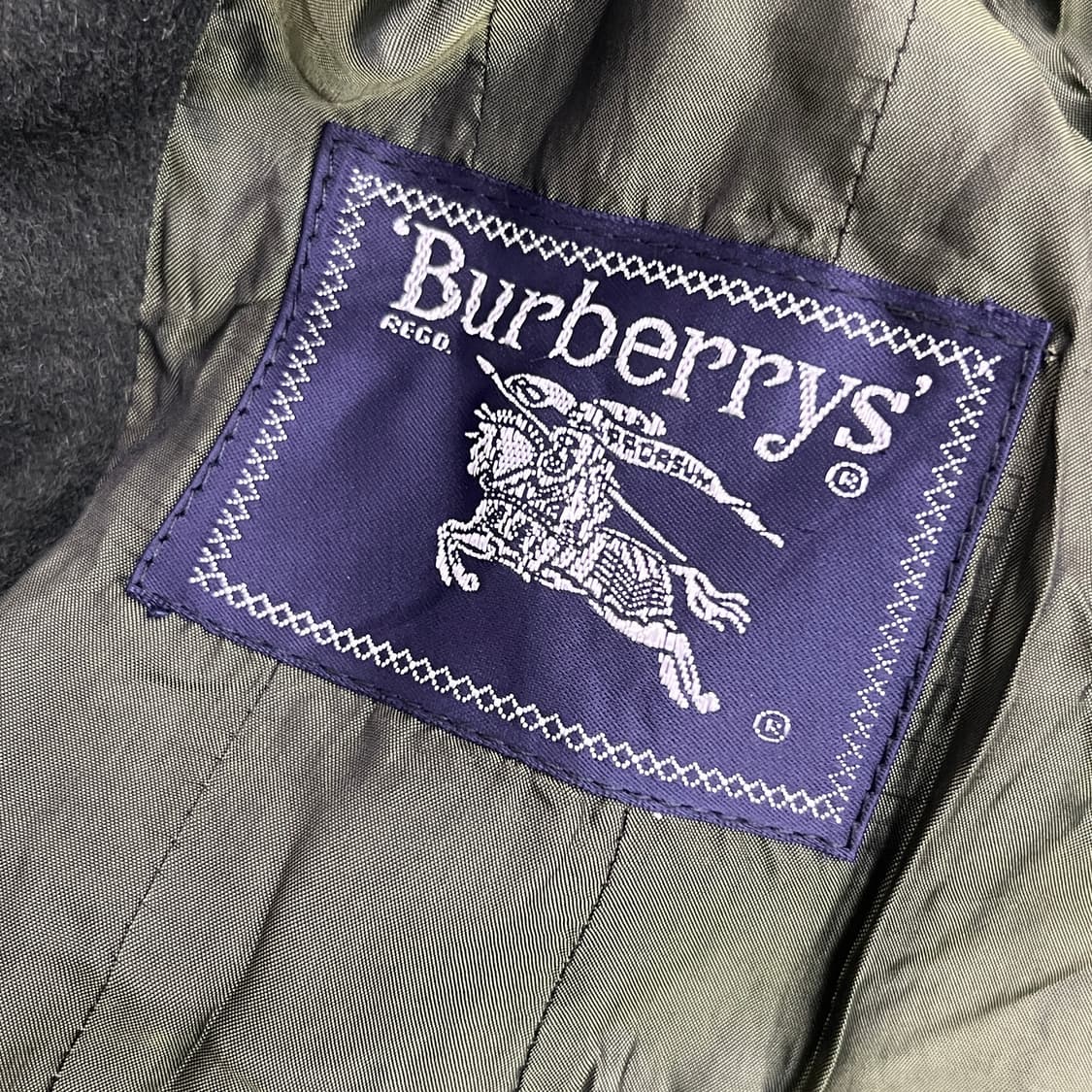 버버리 빈티지 캐시미어 혼방 울 블레이저 42 상품이미지3