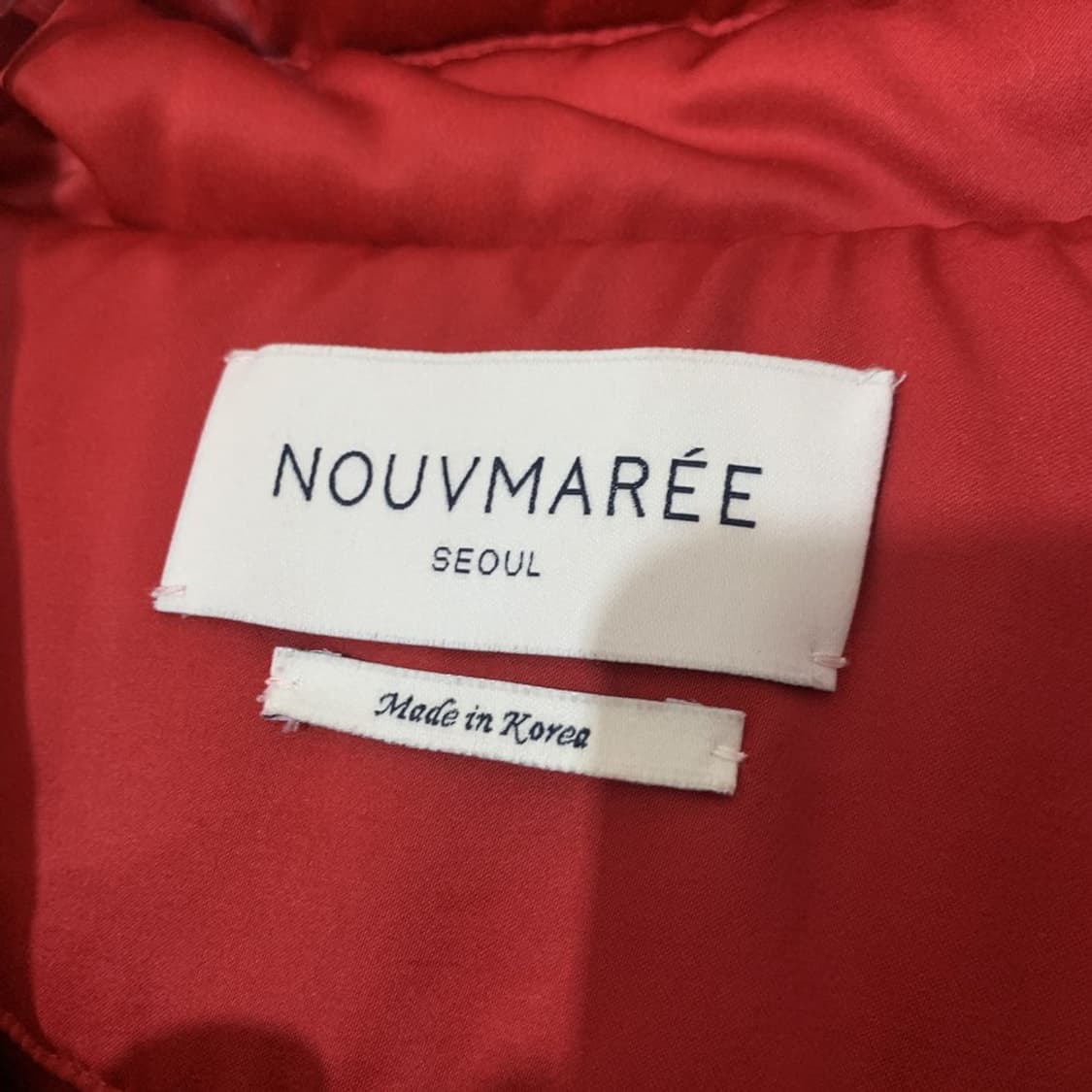 S 누마레 아바 벨티드 숏 덕다운 오리털 레드 패딩 상품이미지6