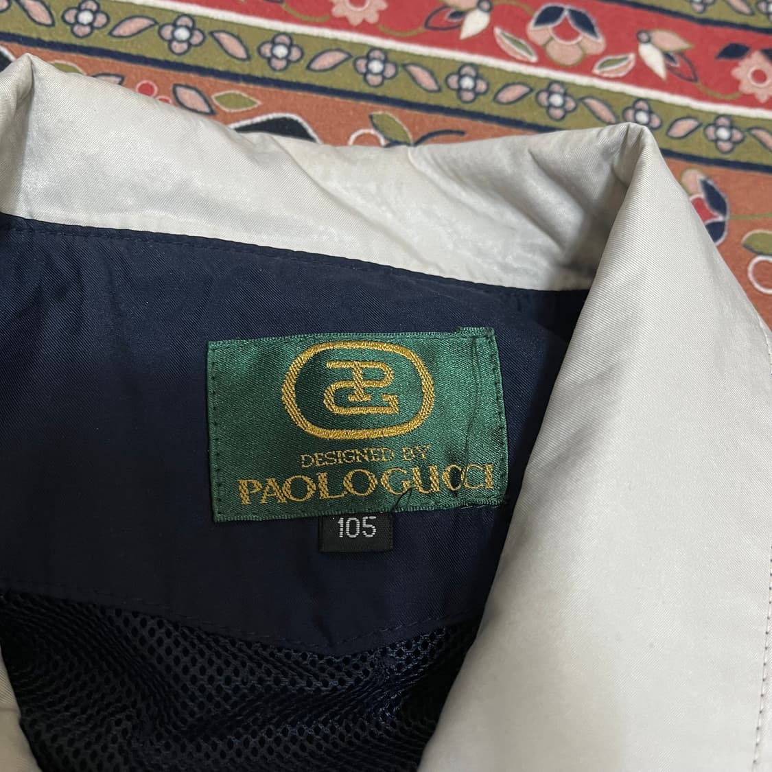 파올로구찌 카라 바람막이 자켓 XL/105 상품이미지5