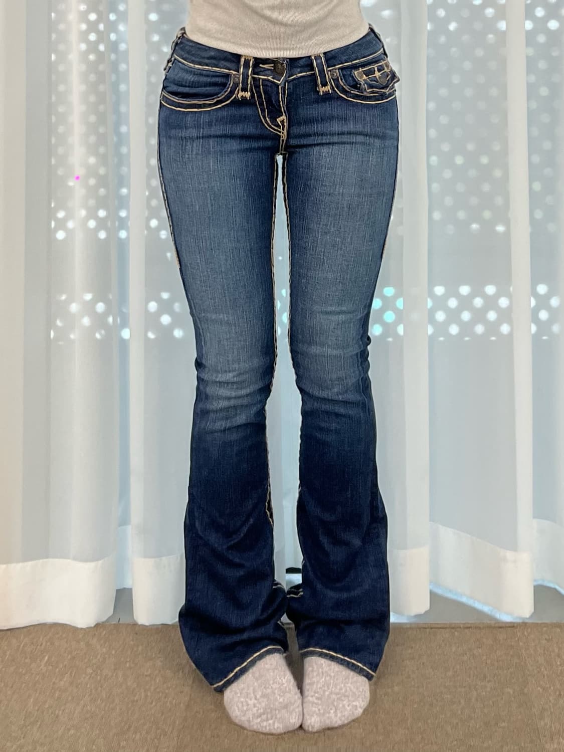 TureReligion brown stitch jeans 상품이미지2