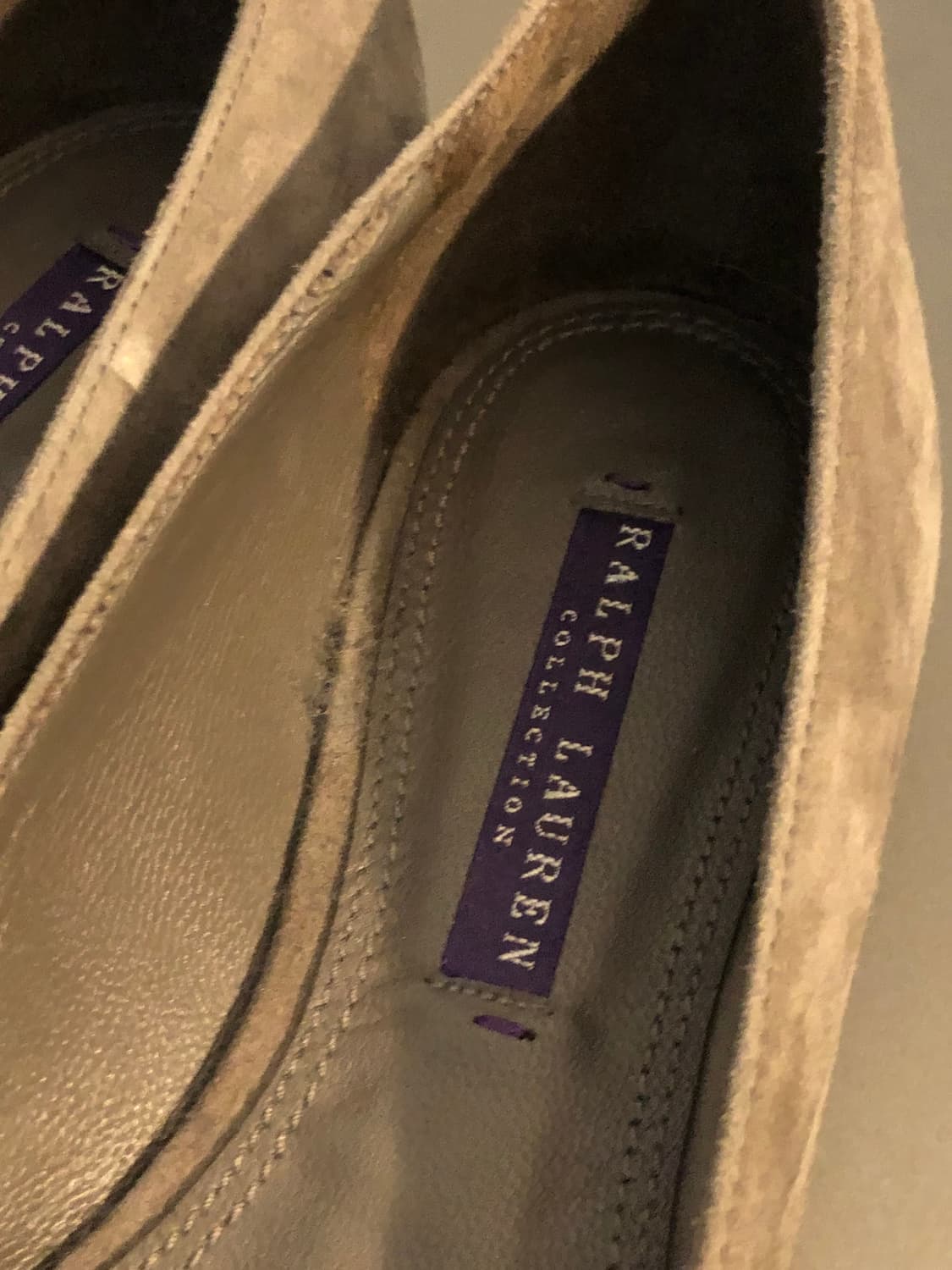 폴로 랄프로렌 퍼플라벨 스웨이드 플랫 슈즈 235 상품이미지2