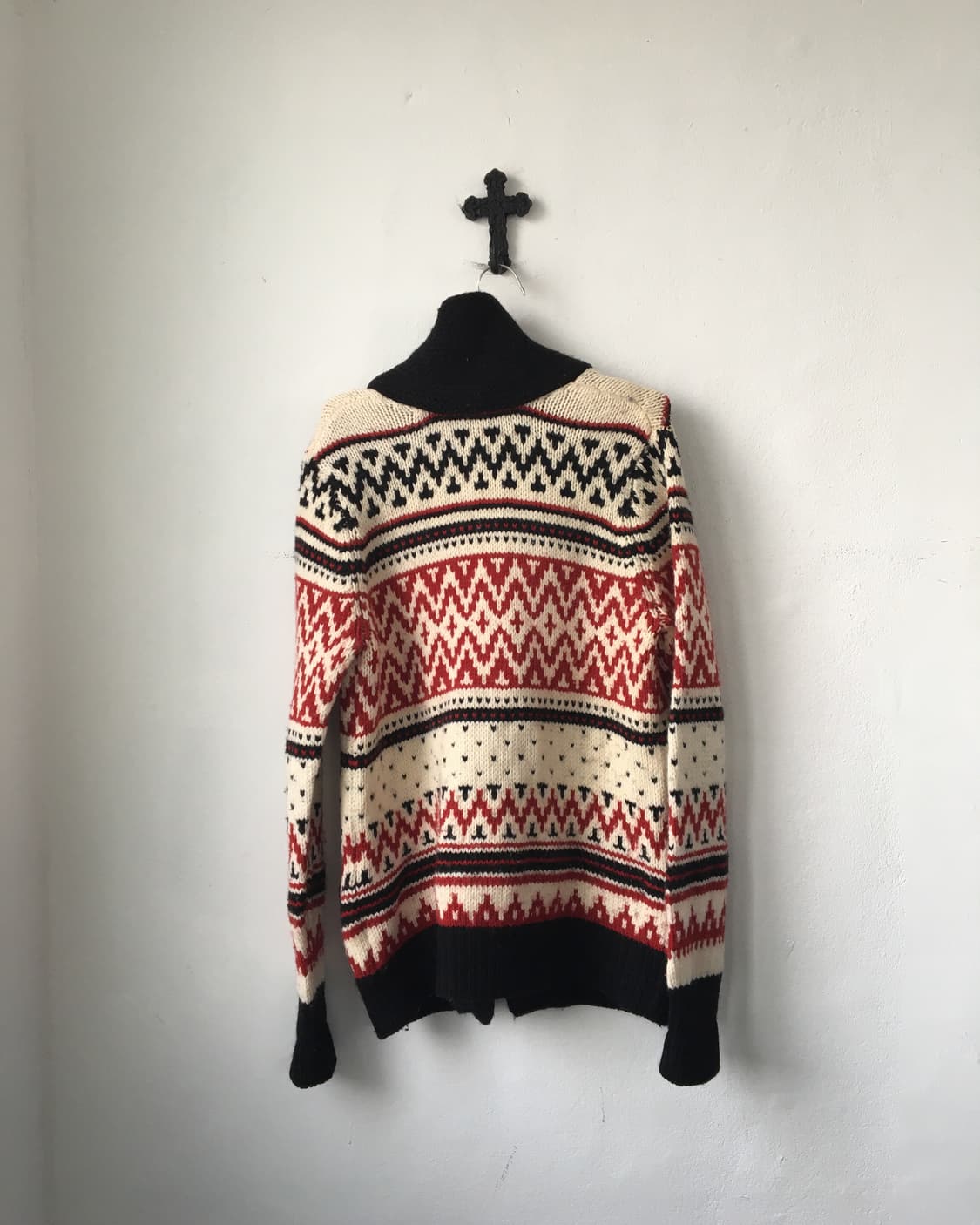 Duffle button cowichan knit cardigan 상품이미지3