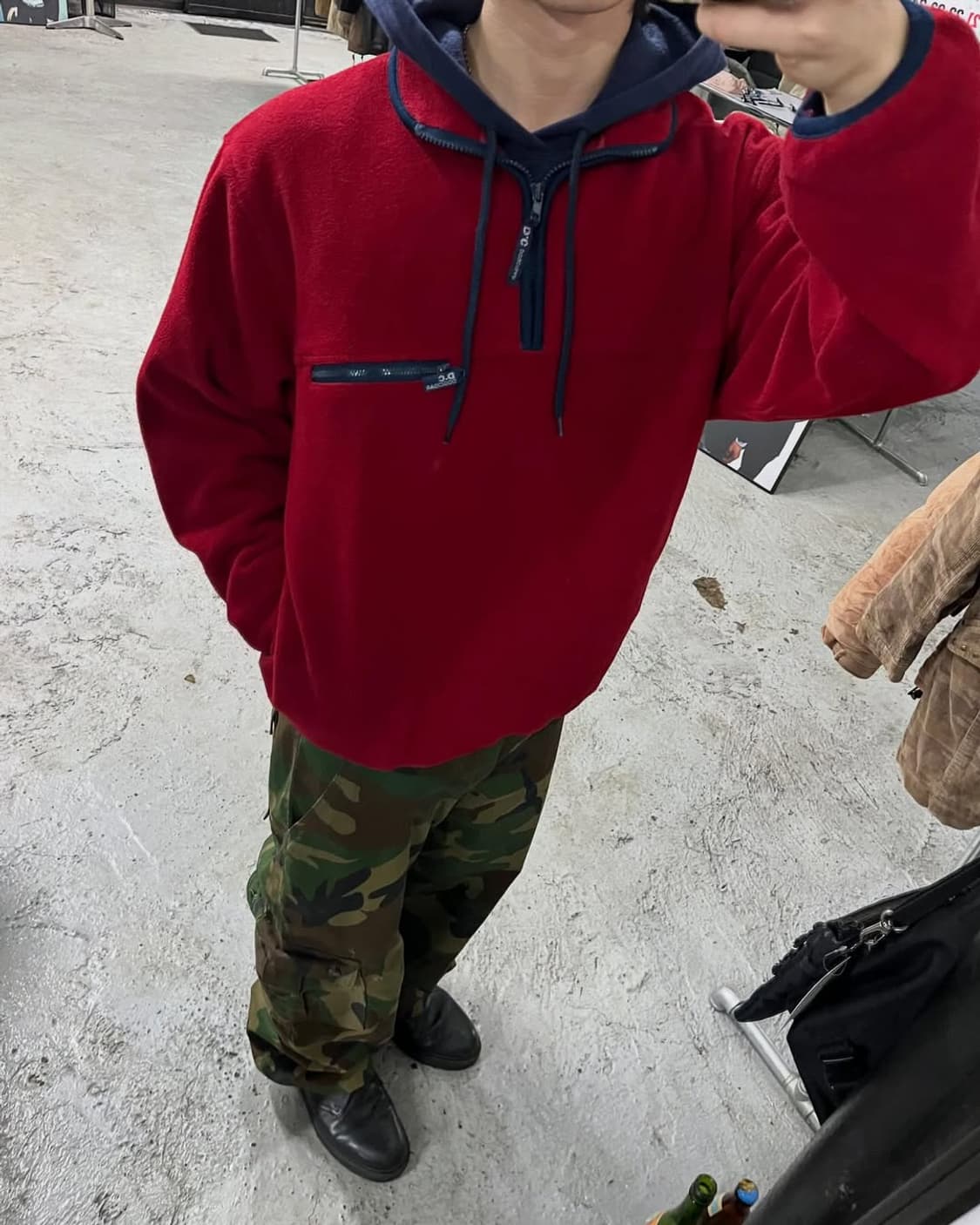 DogCigar fleece half zip up 상품이미지2