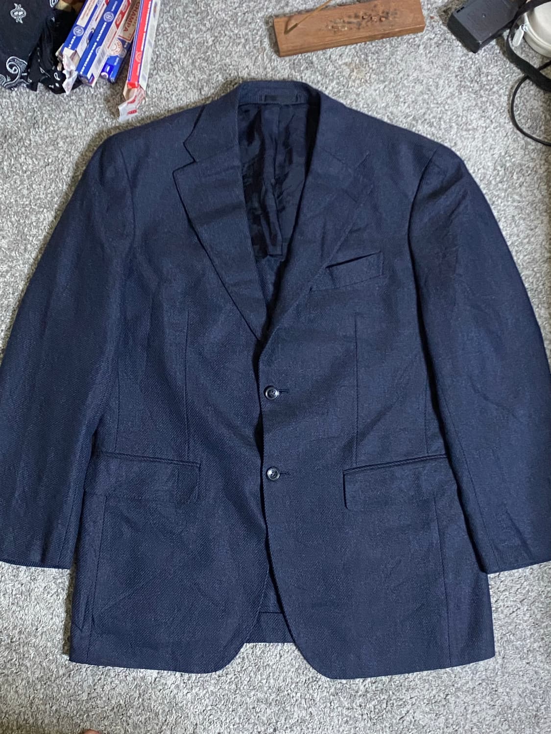Wool/Cashmere/Silk 2B Blazer 상품이미지4