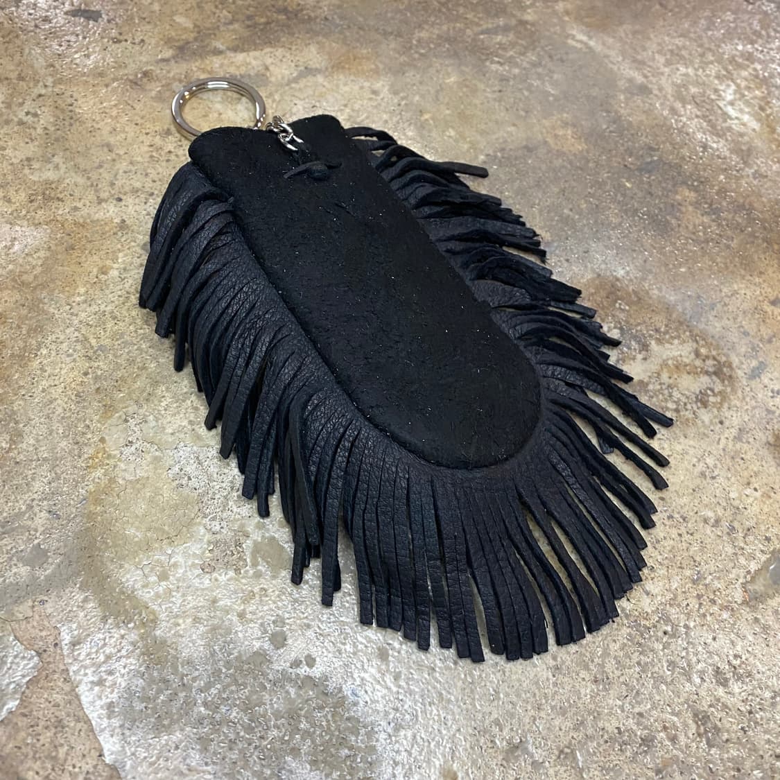 사슴가죽 스웨이드 프린지 키링 파우치 상품이미지6